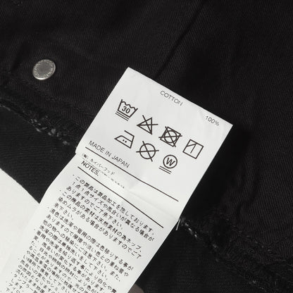 24AW ディープベーシック ブラック デニムパンツ(BW . DP BASIC PANTS)