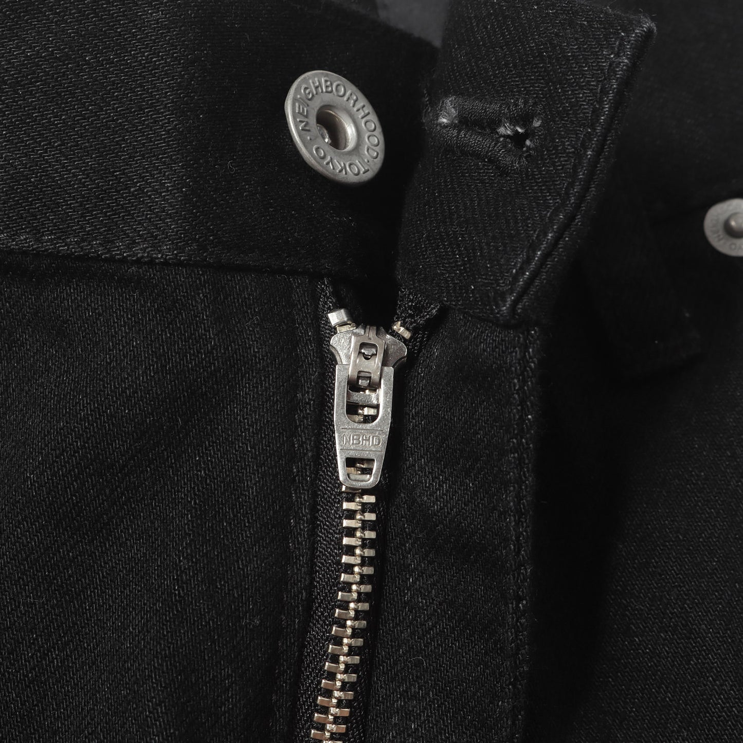 24AW ディープベーシック ブラック デニムパンツ(BW . DP BASIC PANTS)