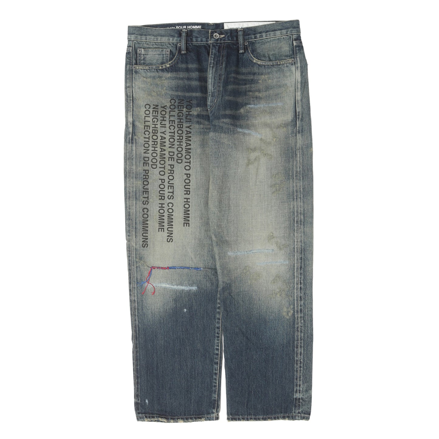 23AW ×Yohji Yamamoto POUR HOMME サベージ ディープベーシック デニムパンツ(Savage Denim DP Basic Pants)