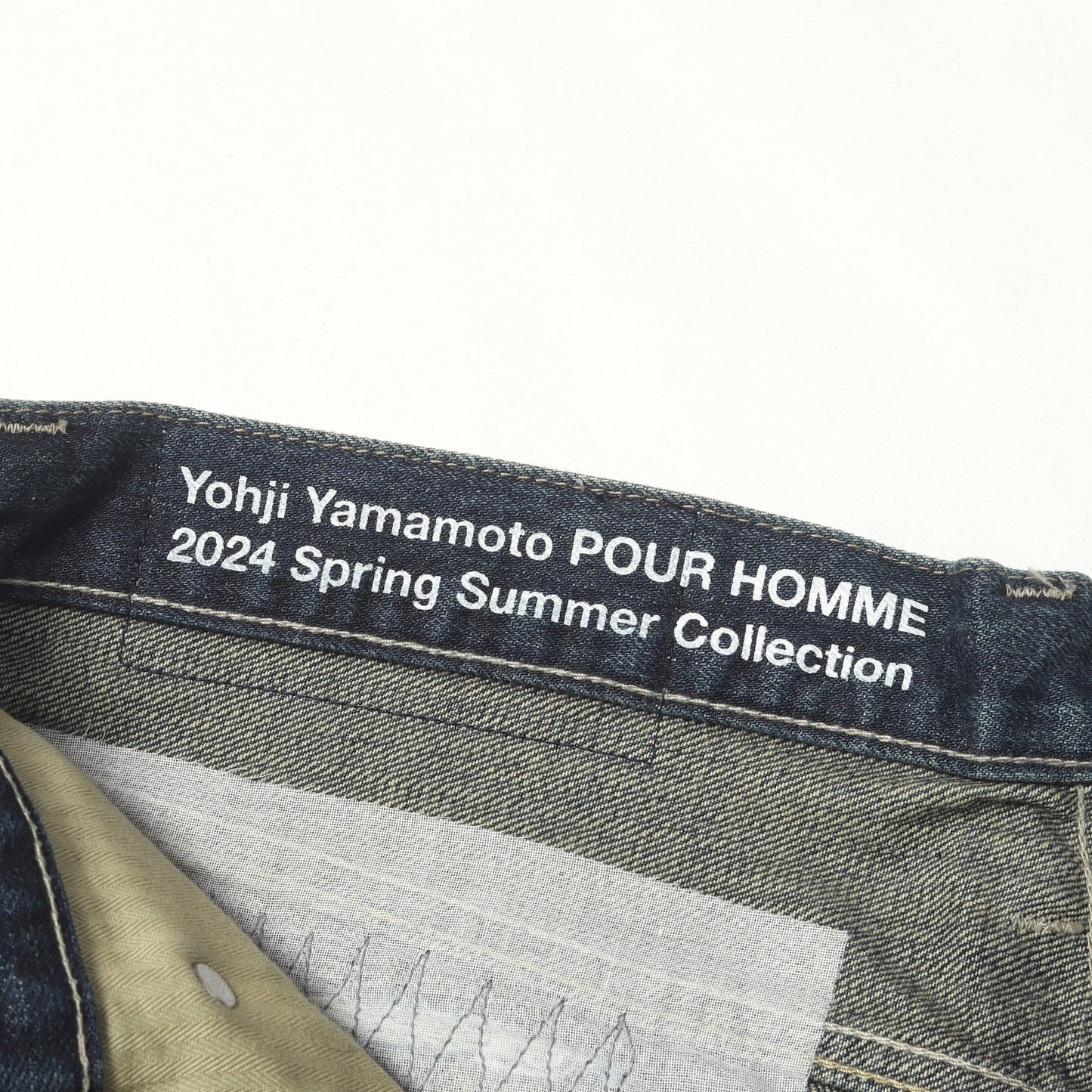 23AW ×Yohji Yamamoto POUR HOMME サベージ ディープベーシック デニムパンツ(Savage Denim DP Basic Pants)