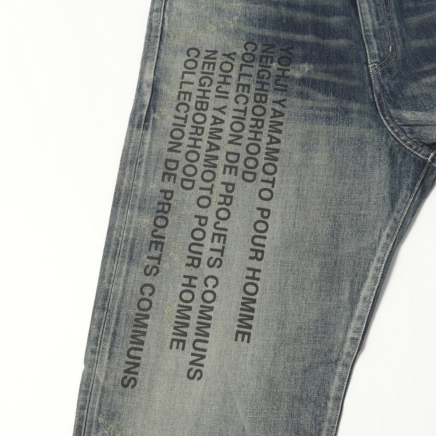 23AW ×Yohji Yamamoto POUR HOMME サベージ ディープベーシック デニムパンツ(Savage Denim DP Basic Pants)