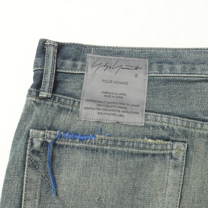 23AW ×Yohji Yamamoto POUR HOMME サベージ ディープベーシック デニムパンツ(Savage Denim DP Basic Pants)