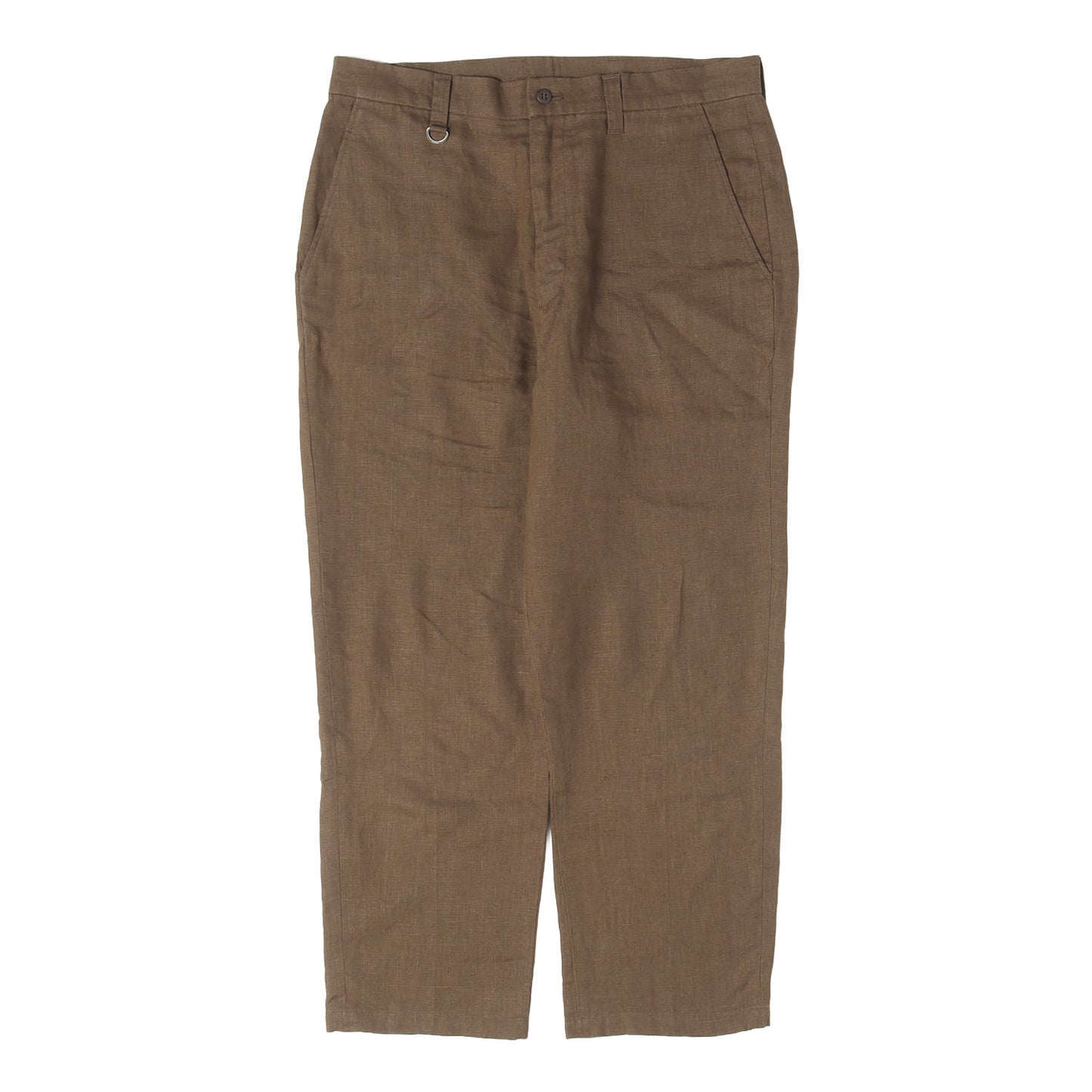 21SS リネン クロップド スラックスパンツ(LINEN HIGH RISE CROPPED SLACKS)