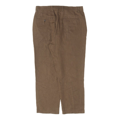 21SS リネン クロップド スラックスパンツ(LINEN HIGH RISE CROPPED SLACKS)