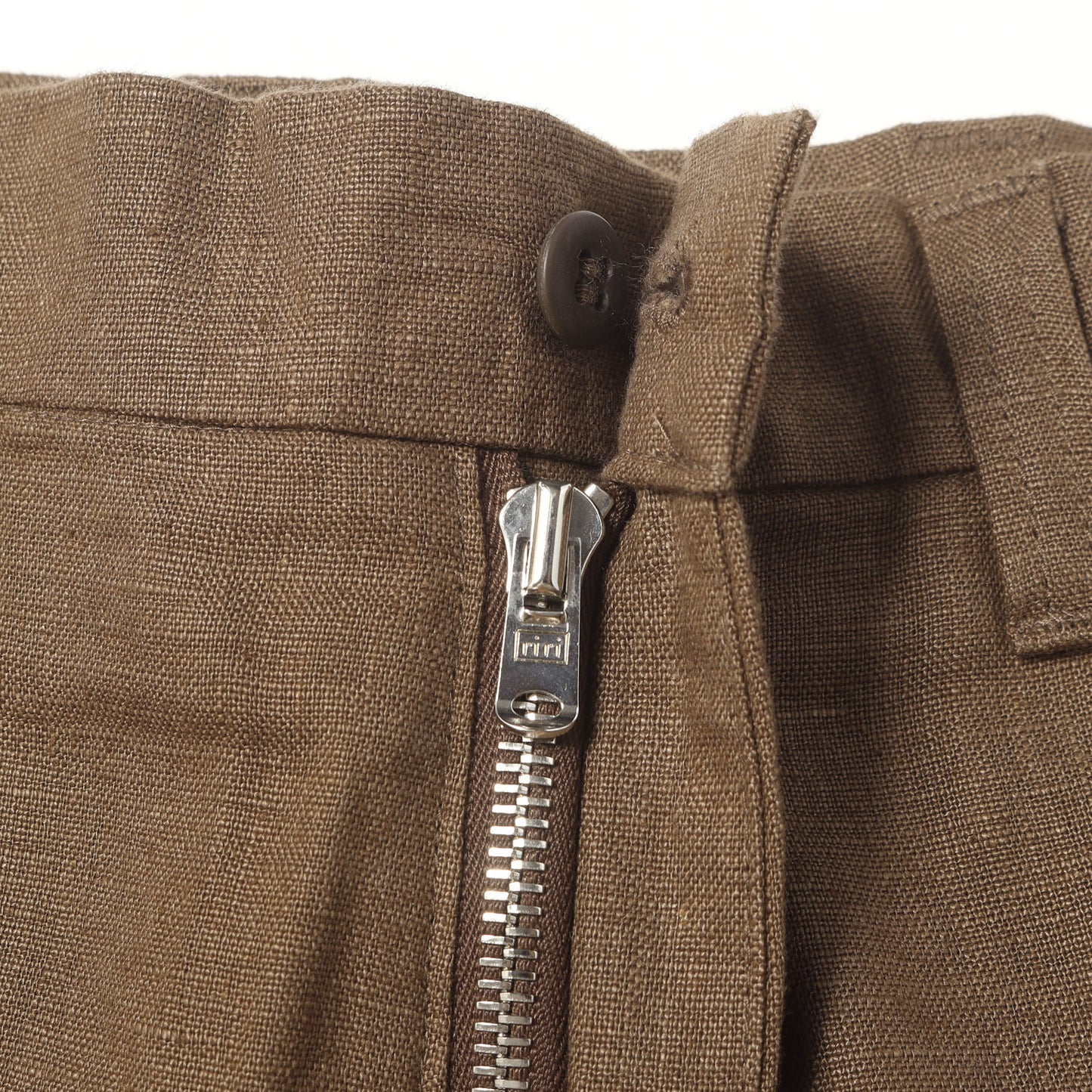 21SS リネン クロップド スラックスパンツ(LINEN HIGH RISE CROPPED SLACKS)