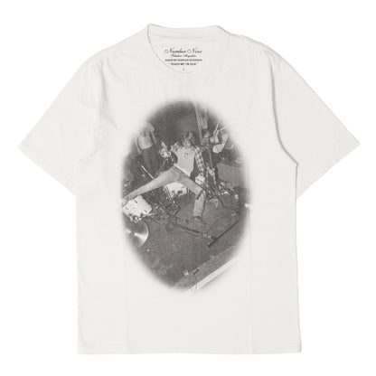 09AW A CLOSED FEELING期 ×Charles Peterson カート・コバーン フォト コットン/カシミヤ Tシャツ(デッドストック)