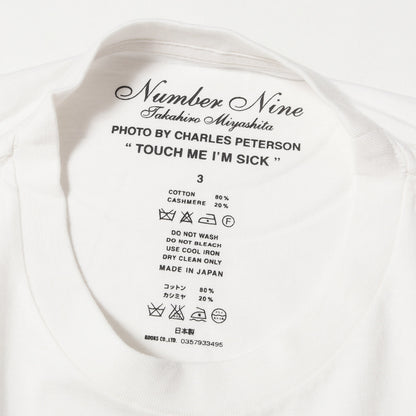 09AW A CLOSED FEELING期 ×Charles Peterson カート・コバーン フォト コットン/カシミヤ Tシャツ(デッドストック)