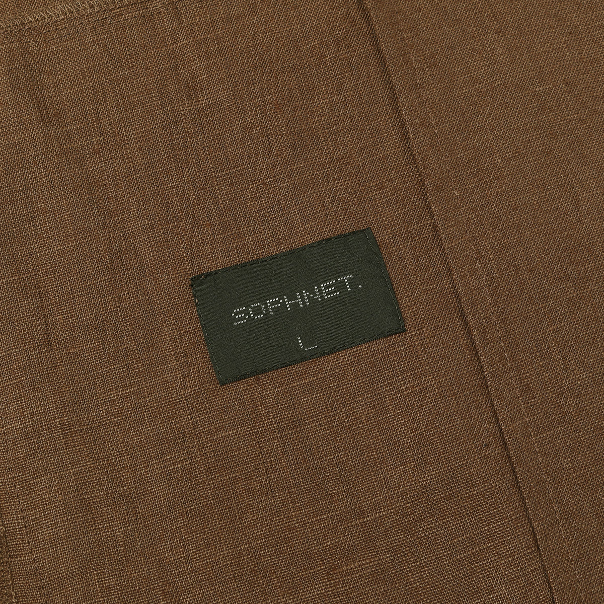 21SS リネンキャンバス ノーカラー ジャケット(LINEN CANVAS NO COLLAR JACKET)