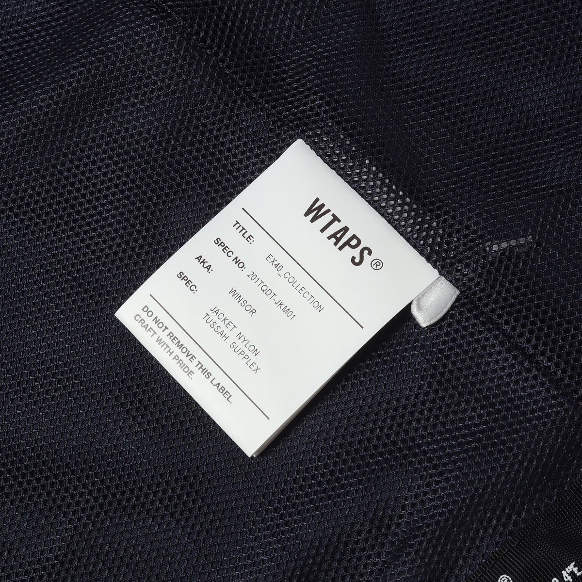 20SS サプレックスナイロン 3つボタン ワークジャケット(WINSOR / JACKET)