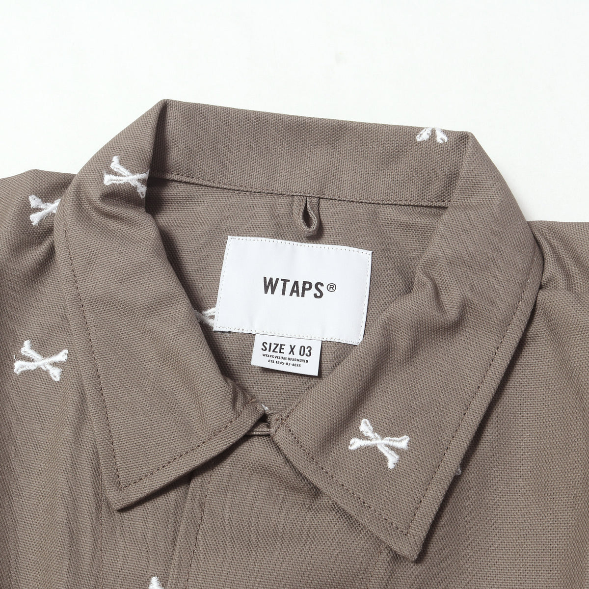 22SS クロスボーン柄 ミリタリー ジャングル シャツジャケット(JUNGLE 01 LS COTTON. OXFORD. TEXTILE)