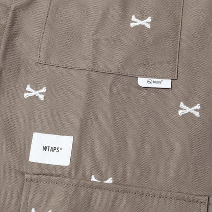 22SS クロスボーン柄 ミリタリー ジャングル シャツジャケット(JUNGLE 01 LS COTTON. OXFORD. TEXTILE)