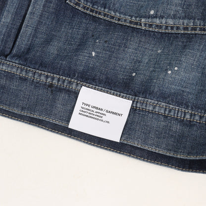 24SS ヴィンテージ加工 ライトオンス デニムジャケット (WASHED LIGHTWEIGHT DENIM JACKET)