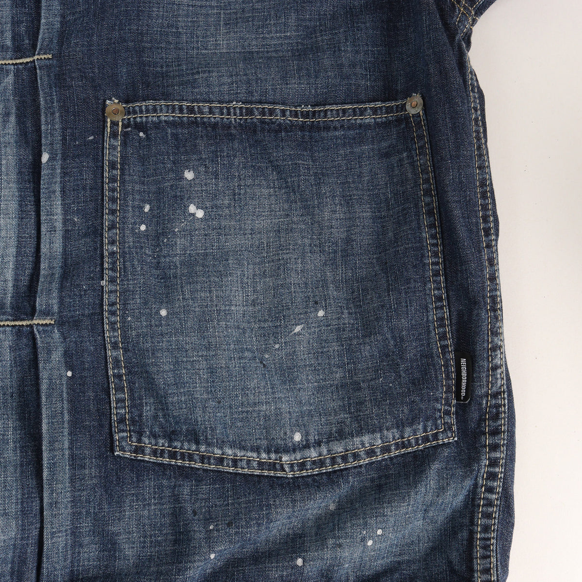 24SS ヴィンテージ加工 ライトオンス デニムジャケット (WASHED LIGHTWEIGHT DENIM JACKET)