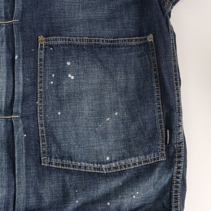 24SS ヴィンテージ加工 ライトオンス デニムジャケット (WASHED LIGHTWEIGHT DENIM JACKET)