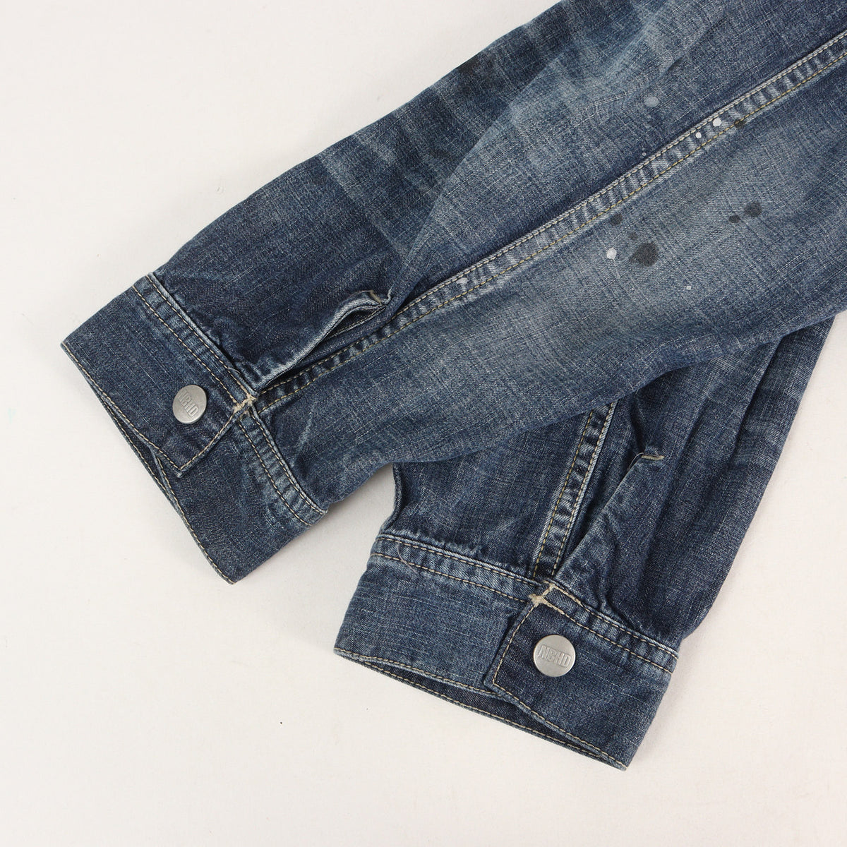 24SS ヴィンテージ加工 ライトオンス デニムジャケット (WASHED LIGHTWEIGHT DENIM JACKET)