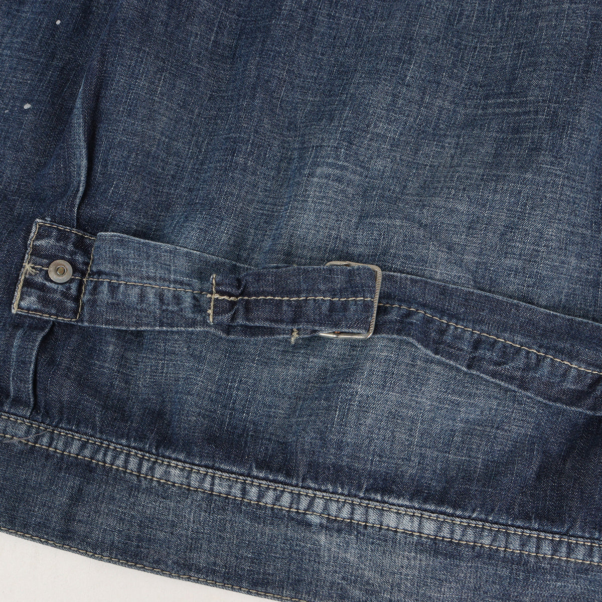 24SS ヴィンテージ加工 ライトオンス デニムジャケット (WASHED LIGHTWEIGHT DENIM JACKET)