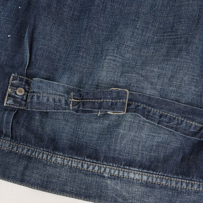 24SS ヴィンテージ加工 ライトオンス デニムジャケット (WASHED LIGHTWEIGHT DENIM JACKET)