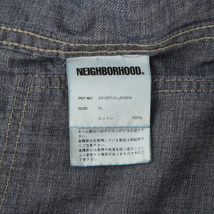 24SS ヴィンテージ加工 ライトオンス デニムジャケット (WASHED LIGHTWEIGHT DENIM JACKET)