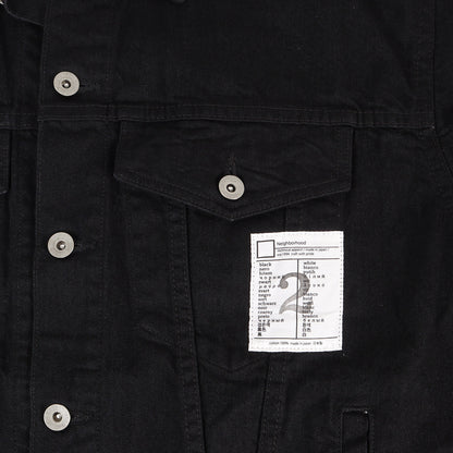 24AW 4thタイプ ブラック デニムジャケット(BW . TYPE-4 JACKET)