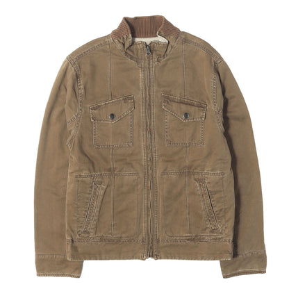 00s OLD GAP ウォッシュ加工 リバーシブル コットンツイル ジップ ジャケット