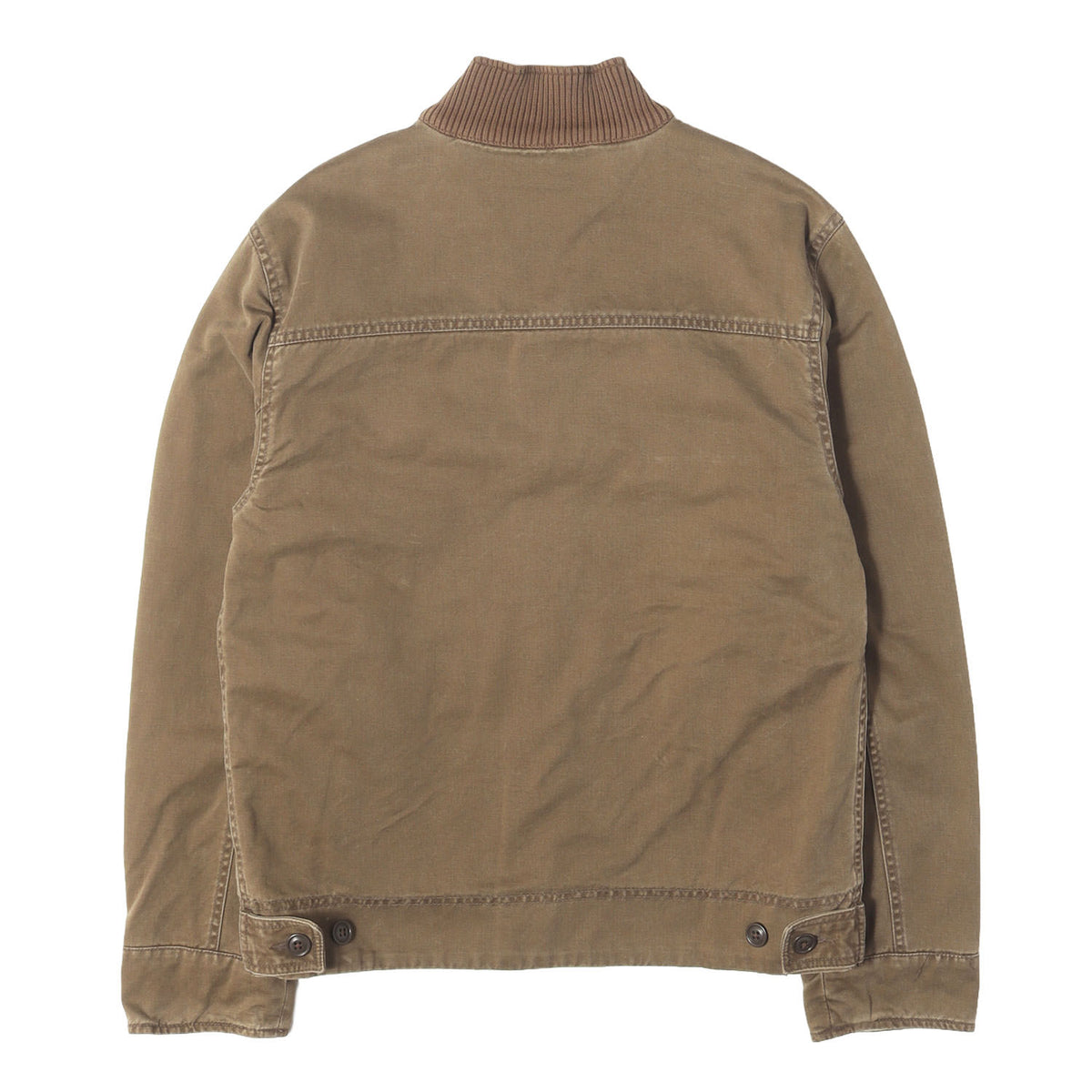 00s OLD GAP ウォッシュ加工 リバーシブル コットンツイル ジップ ジャケット
