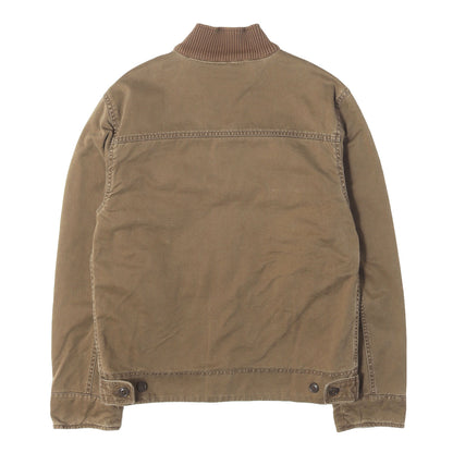 00s OLD GAP ウォッシュ加工 リバーシブル コットンツイル ジップ ジャケット