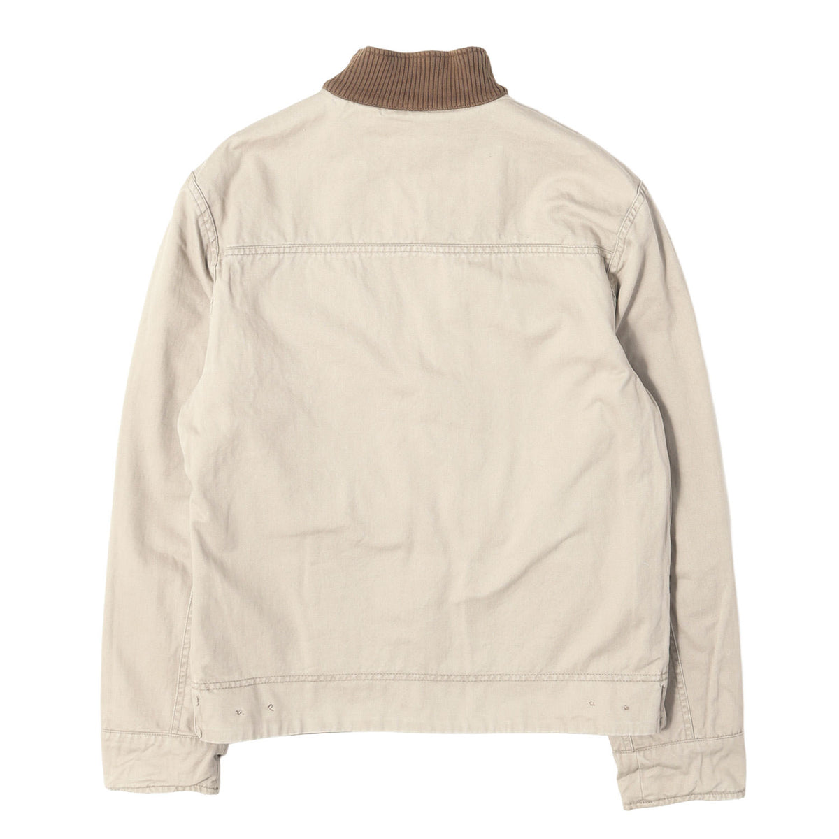 00s OLD GAP ウォッシュ加工 リバーシブル コットンツイル ジップ ジャケット