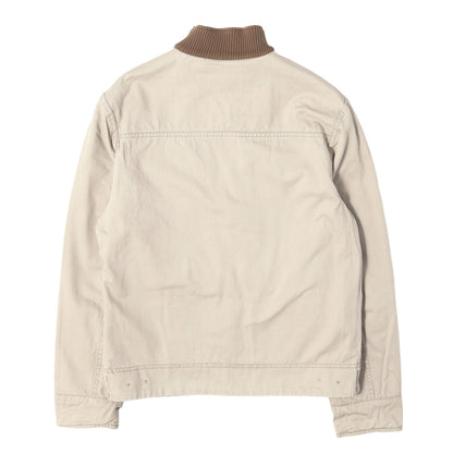 00s OLD GAP ウォッシュ加工 リバーシブル コットンツイル ジップ ジャケット