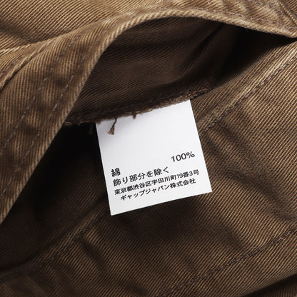 00s OLD GAP ウォッシュ加工 リバーシブル コットンツイル ジップ ジャケット