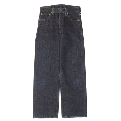 [希少 濃紺] 90s 702XX シンチバック付き デニムパンツ / 日本製 ボタン裏刻印J22