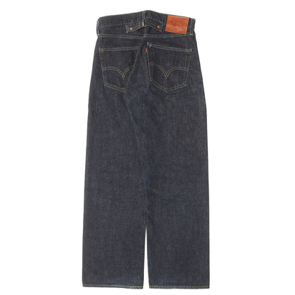 [希少 濃紺] 90s 702XX シンチバック付き デニムパンツ / 日本製 ボタン裏刻印J22