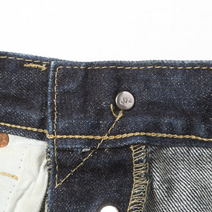 [希少 濃紺] 90s 702XX シンチバック付き デニムパンツ / 日本製 ボタン裏刻印J22