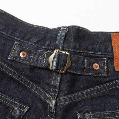 [希少 濃紺] 90s 702XX シンチバック付き デニムパンツ / 日本製 ボタン裏刻印J22