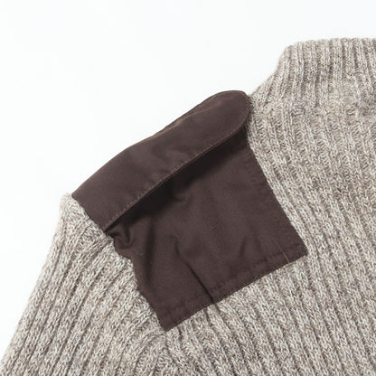 イギリス軍 民間モデル ケンプトン ミリタリー コマンダーニット The Woolly Pully社製