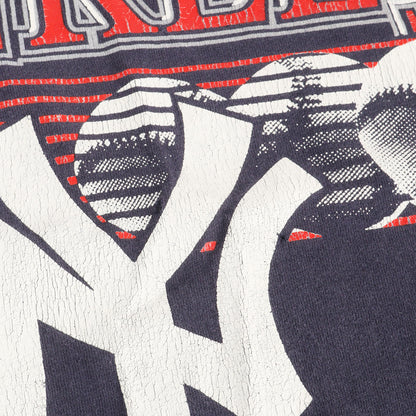 90s MLB ニューヨーク・ヤンキース ロゴプリント Tシャツ / メキシコ製 LOGO 7