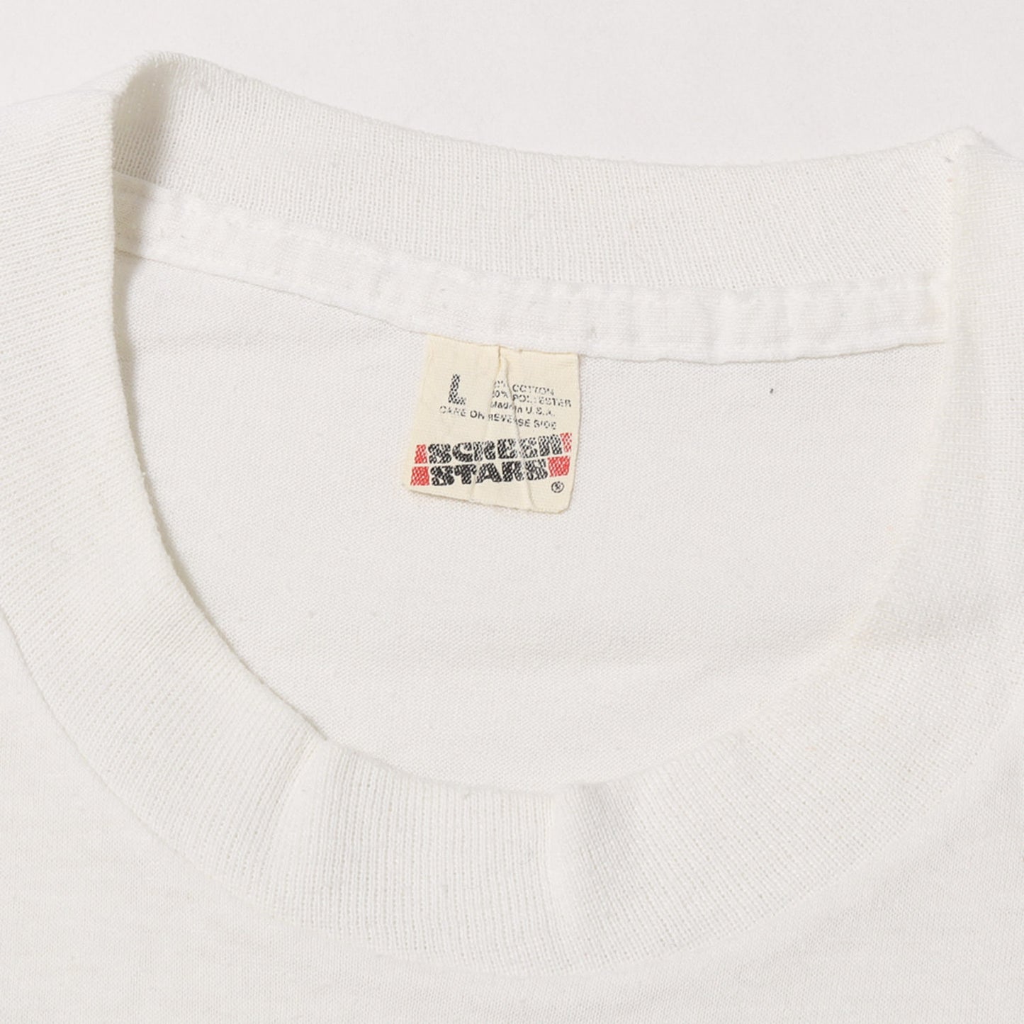 80s ミリタリー コミック グラフィック クルーネック Tシャツ / USA製 SCREEN STARS