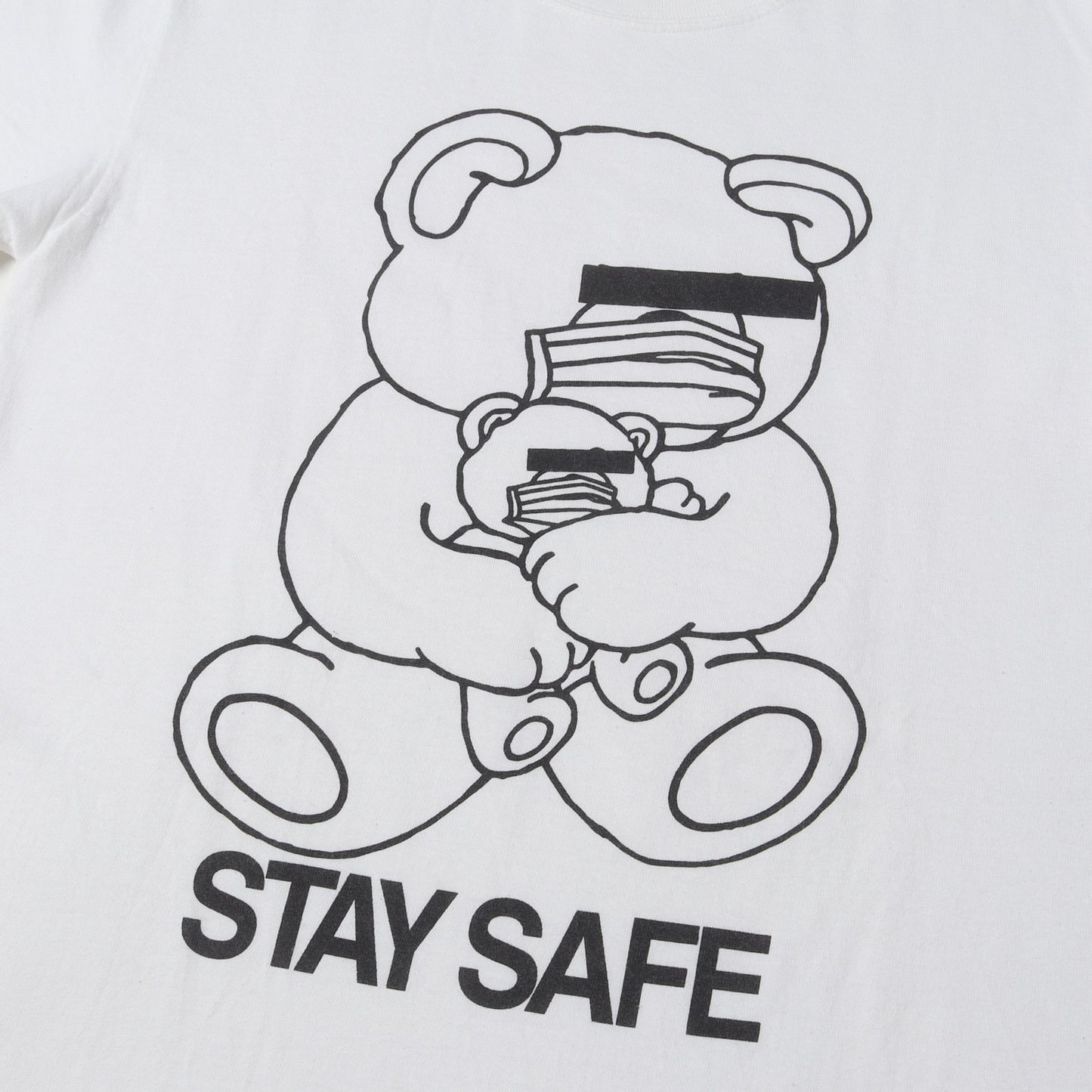 20SS オンライン限定 STAY SAFE マスク ベアTシャツ