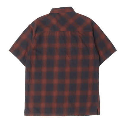オンブレチェック ワーク 半袖シャツ(B&C / C-SHIRTS. SS)