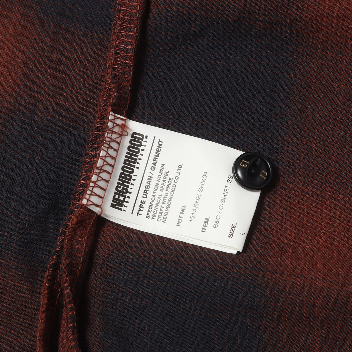 オンブレチェック ワーク 半袖シャツ(B&C / C-SHIRTS. SS)