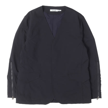 20W/21S プライアンテックス ストレッチ ノーカラー 3つボタン ジャケット(TROOPER 3B JACKET POLY TWILL Pliantex)