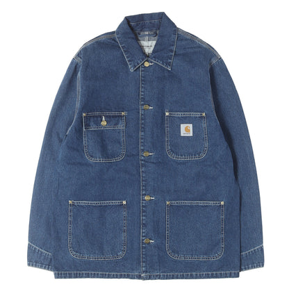 USED加工 金ボタン デニム カバーオール / チョアコート (OG CHORE COAT)
