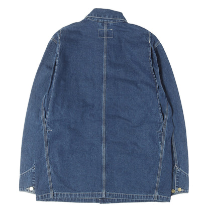 USED加工 金ボタン デニム カバーオール / チョアコート (OG CHORE COAT)