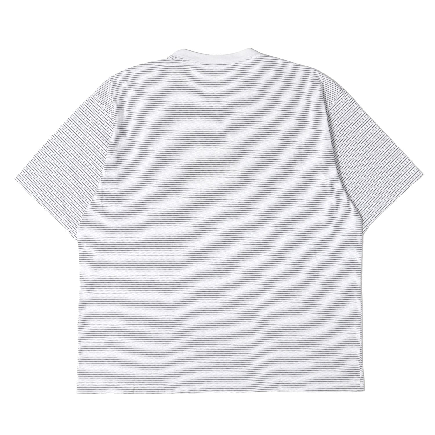 ENNOY (エンノイ) 22SS ロゴ刺繍 ボーダー クルーネック Tシャツ