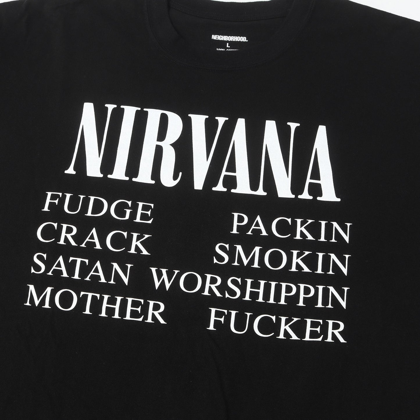 24SS ×NIRVANA アートワークロゴ Tシャツ (NH X NIRVANA.TEE SS-4)