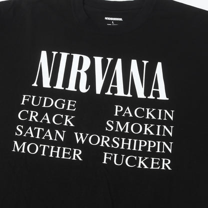 24SS ×NIRVANA アートワークロゴ Tシャツ (NH X NIRVANA.TEE SS-4)