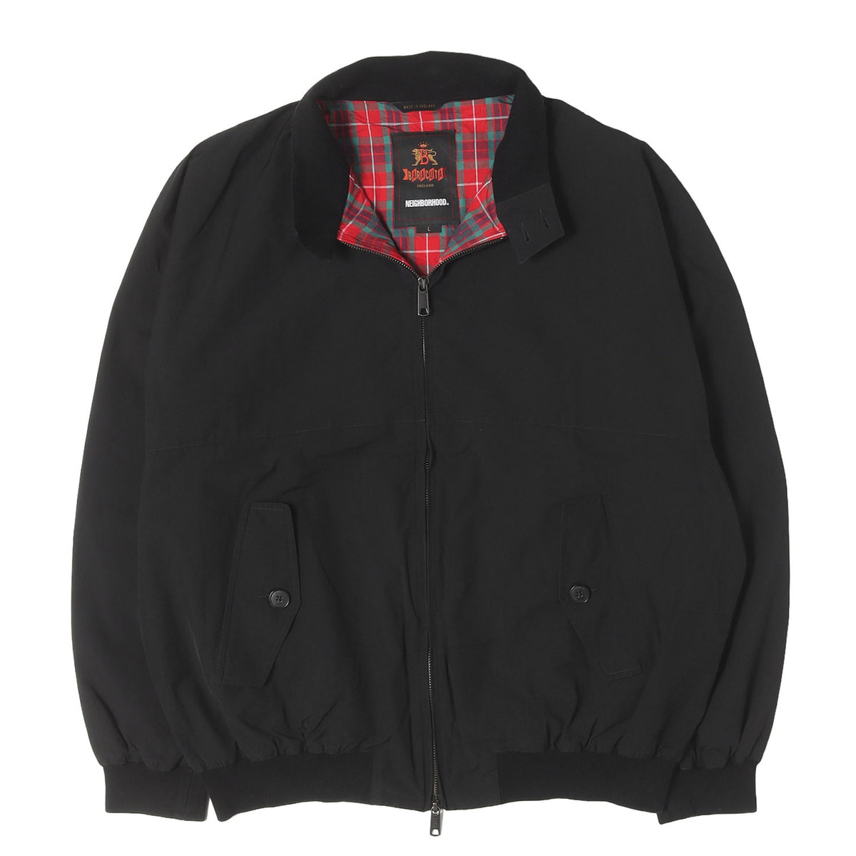 24AW ×BARACUTA G9 裏地チェック ハリントンジャケット(G9 JACKET)