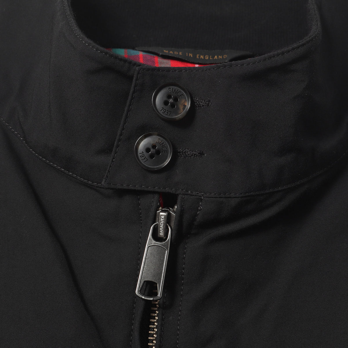24AW ×BARACUTA G9 裏地チェック ハリントンジャケット(G9 JACKET)