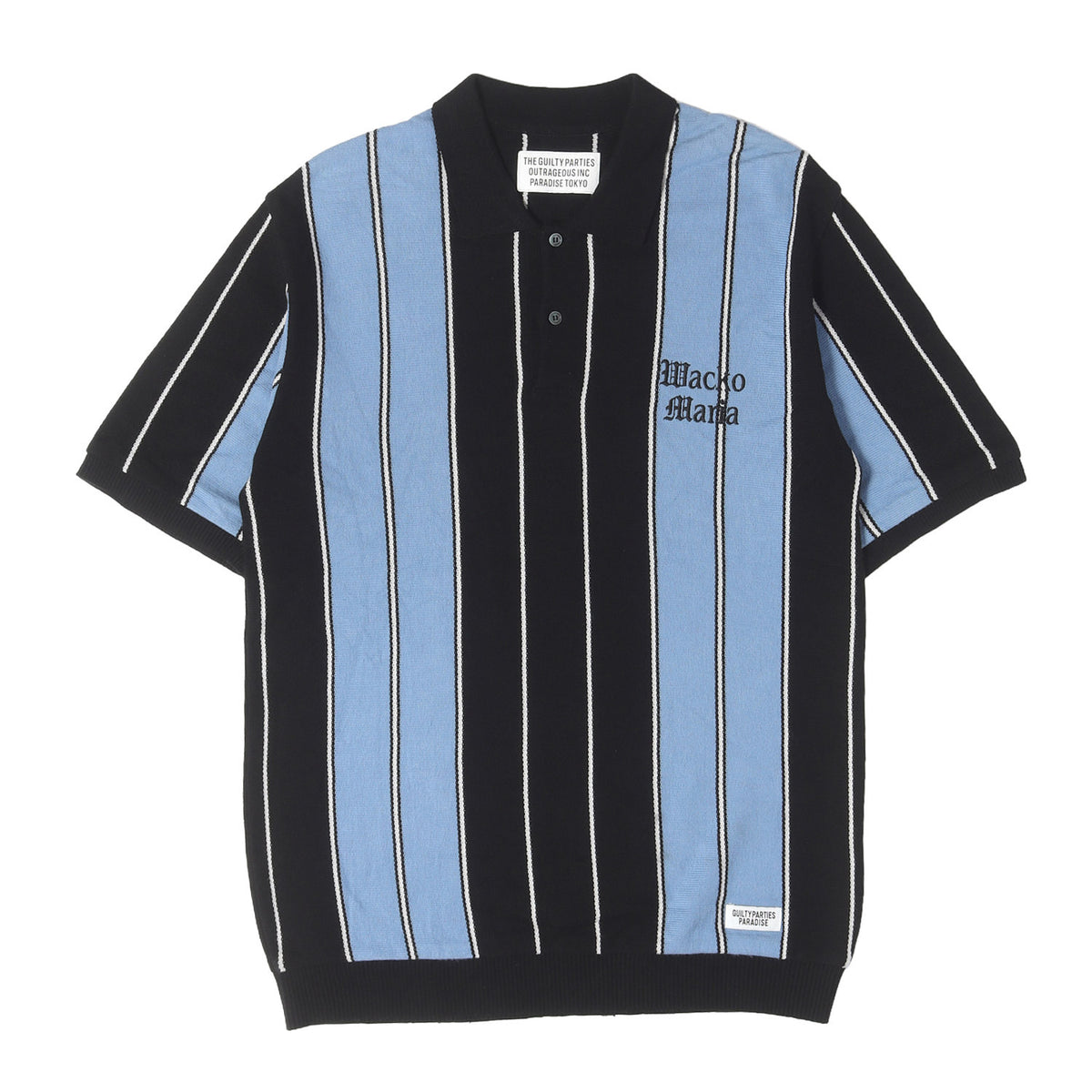 23SS ストライプ ジャガードニット ポロシャツ(STRIPED KNIT JACQUARD POLO SHIRT)
