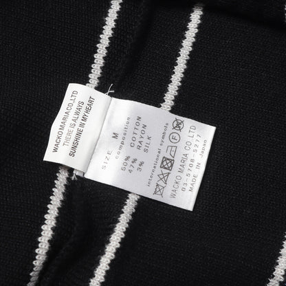 23SS ストライプ ジャガードニット ポロシャツ(STRIPED KNIT JACQUARD POLO SHIRT)