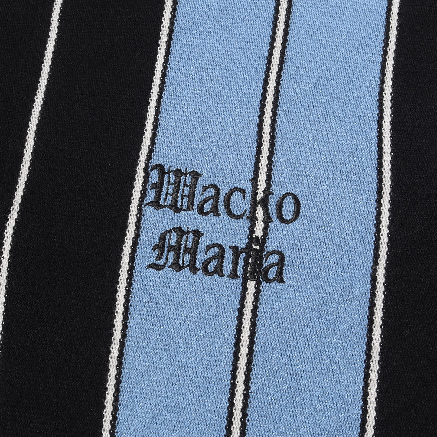 23SS ストライプ ジャガードニット ポロシャツ(STRIPED KNIT JACQUARD POLO SHIRT)